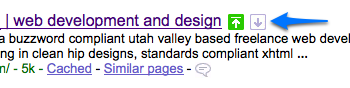 Google Edit SERP - demote post